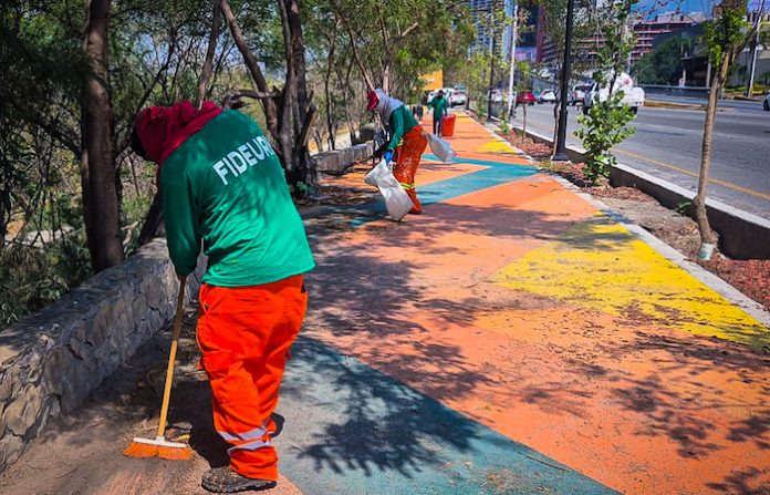 FIDEURB retira más de 63 toneladas de residuos en cuatro municipios de Nuevo León