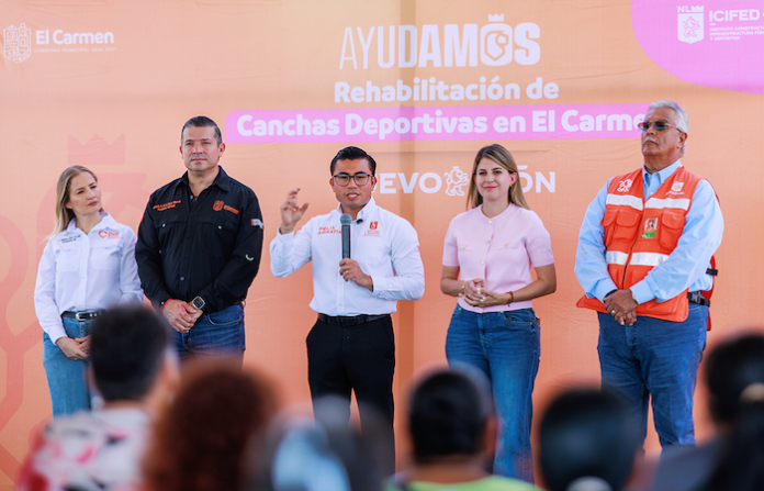 Félix Arratia lleva guardería, canchas y apoyos sociales a Mina y El Carmen