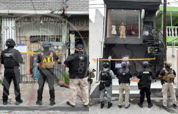Catean 15 inmuebles en Monterrey contra el narcomenudeo; detienen a tres y aseguran a un adolescente