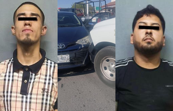 Detienen en Apodaca a dos presuntos homicidas tras persecución