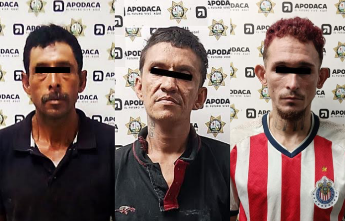 Apodaca suma 64 órdenes de aprehensión cumplimentadas tras detener a tres hombres