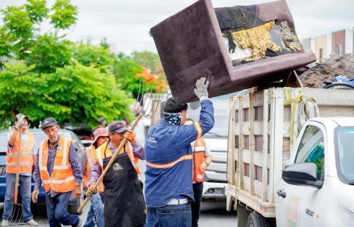 Impulsa Mónica Oyervides descacharrización en Juárez; retiran más de 2 mil toneladas de residuos en 18 meses