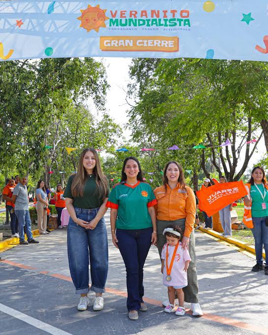 Más de 700 niñas y niños cierran el “Veranito Juárez Mundialista 2026”