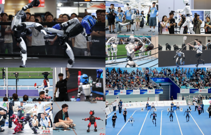 Robots humanoides chinos superan récords humanos en carreras de 100 y 400 metros