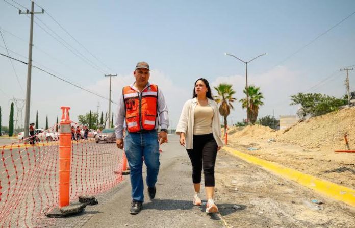 Mónica Oyervides impulsa obra pluvial para disminuir riesgos de inundación en Juárez