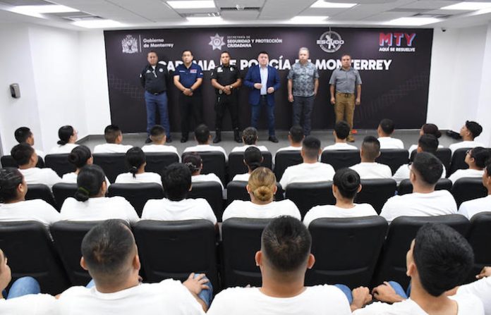 Monterrey fortalece su estado de fuerza con 65 nuevos cadetes y refuerza el C4