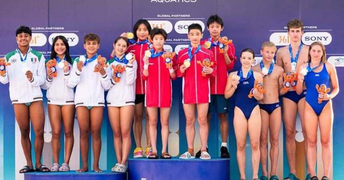 México conquista su quinta medalla en el Mundial Juvenil de Clavados 2026