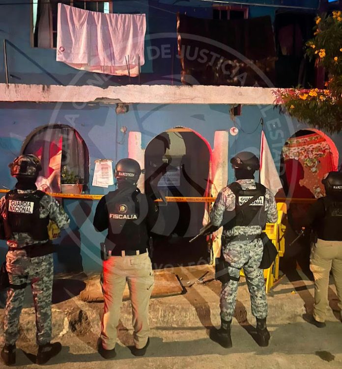 Cateo en Nueva Estanzuela deja dos mujeres detenidas y presunta marihuana asegurada