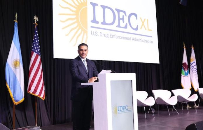Omar García Harfuch presenta ante la DEA resultados de la estrategia de seguridad de México