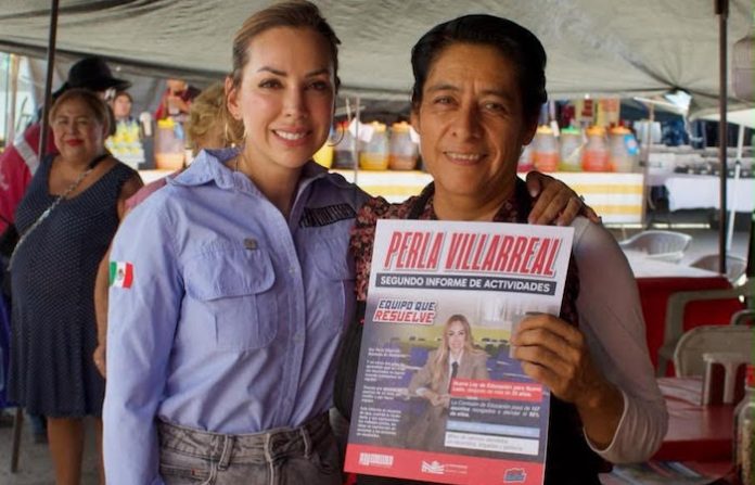 Perla Villarreal lleva su segundo informe a las colonias del Distrito 6