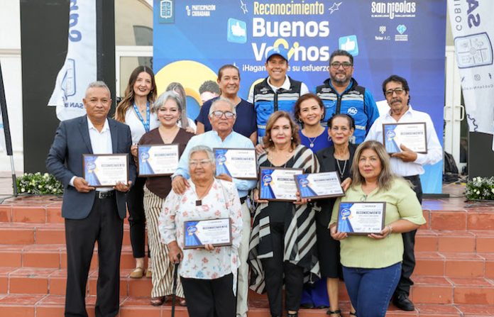 Reconocen a ocho ciudadanos de San Nicolás como “Buenos Vecinos”