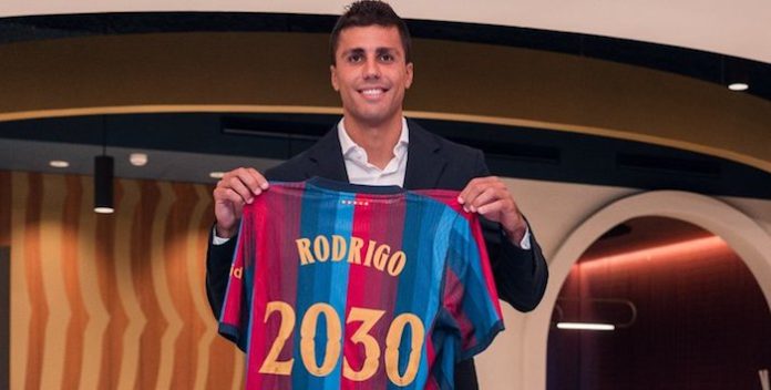 El Barcelona anuncia el fichaje del ganador de Balón de Oro Rodri hasta 2030
