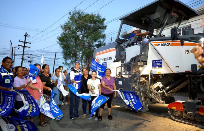 San Nicolás invierte más de 6 millones de pesos en rehabilitación vial