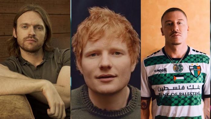 Artistas abandonan la gira de Ed Sheeran en apoyo a Palestina tras salida de Macklemore