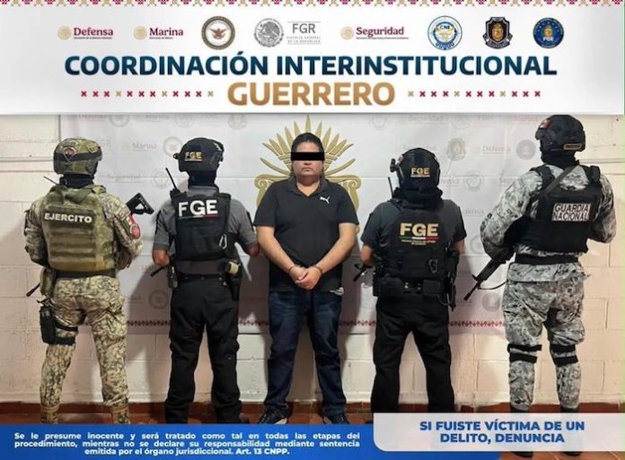 Detienen en Guerrero a funcionario acusado de matar a guardia nacional y otras tres personas
