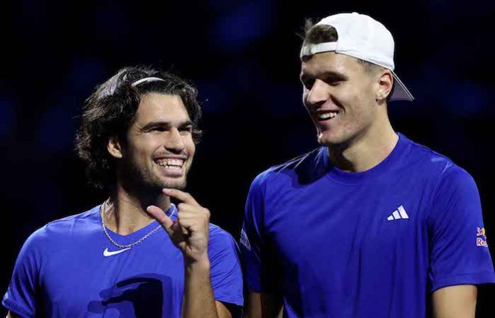 Europa toma ventaja en Londres; Alcaraz y Mensik cierran con triunfo la primera jornada de la Laver Cup