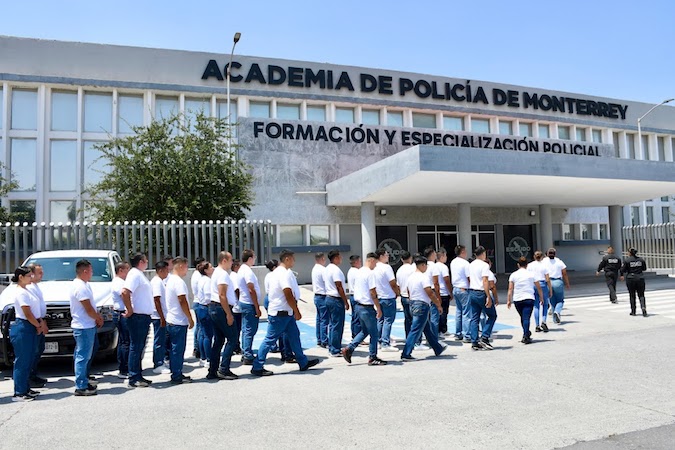 Monterrey incorpora a 41 nuevos cadetes para fortalecer su corporación policial