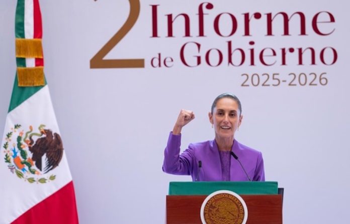Sheinbaum presume resultados y defensa de la soberanía en su Segundo Informe de Gobierno