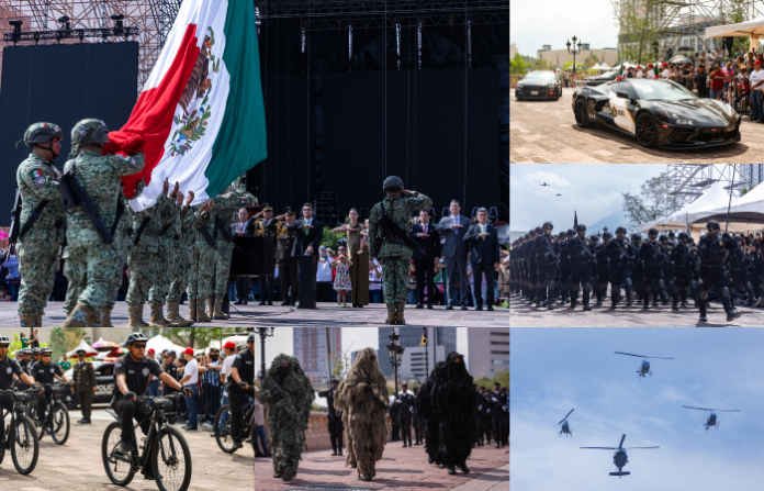 Nuevo León celebra el 216 aniversario de la Independencia con desfile cívico-militar