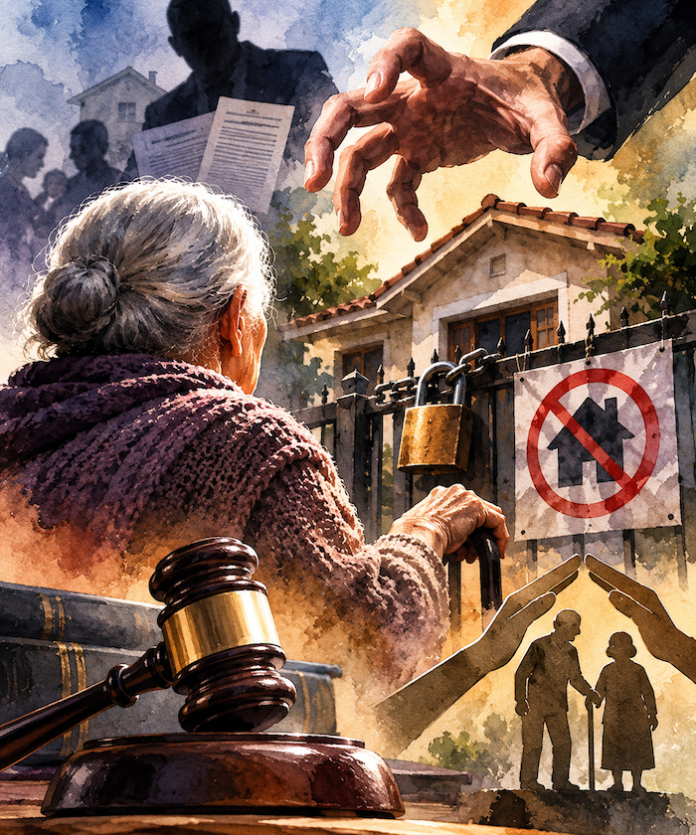 Proponen aumentar penas por despojo de inmuebles contra adultos mayores