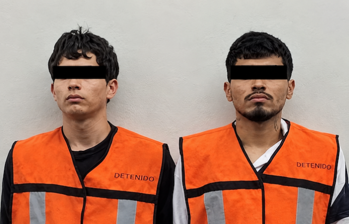 Detienen en San Nicolás a dos jóvenes por presunto robo de 90 mil pesos en Paseo La Fe