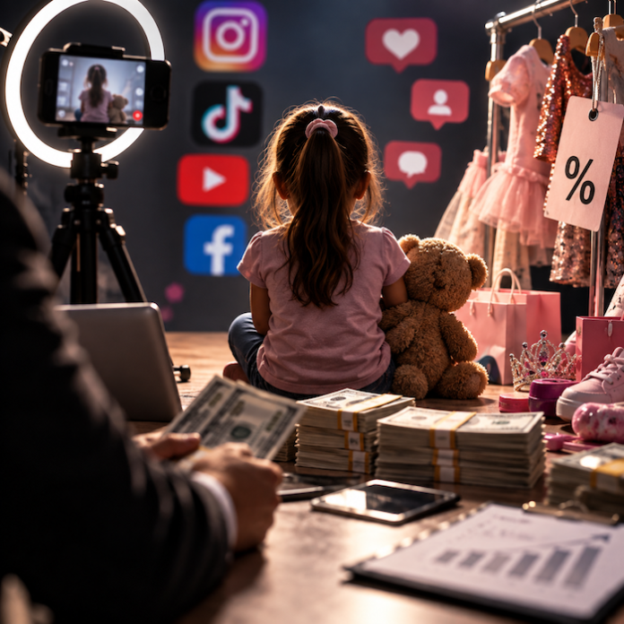Buscan regular explotación económica de menores mediante redes sociales