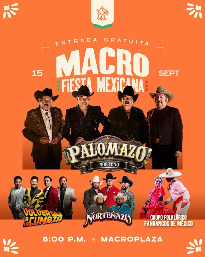 Fiesta Mexicana en la Macroplaza tendrá música norteña y entrada gratuita