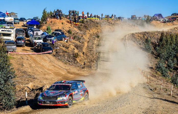Granados y Martí consolidan el liderato en el WRC Masters Cup del Rally de Chile