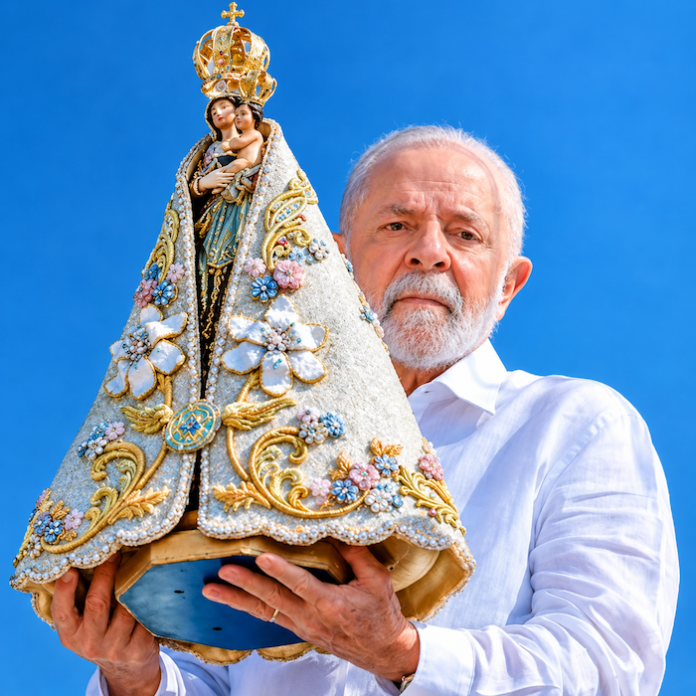 Lula dice que la Virgen María seguirá siendo patrona del Brasil en pleno debate religioso