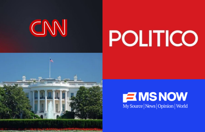 Vetan el acceso a la Casa Blanca de los medios: CNN, Politico y Ms Now