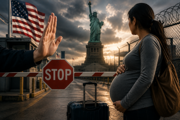 Estados Unidos analiza prohibir la entrada a mujeres extranjeras en etapa avanzada de embarazo