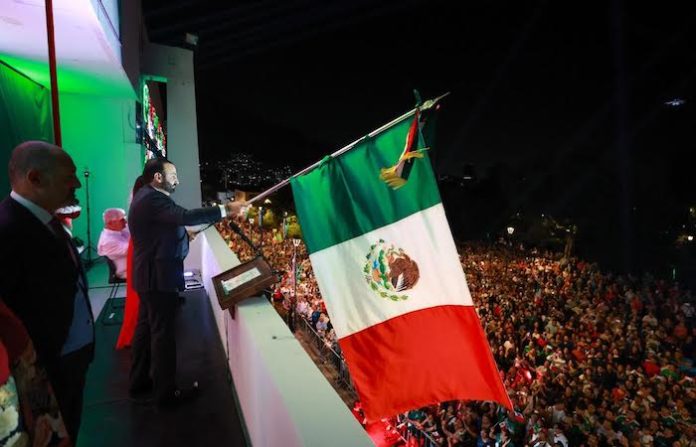 San Pedro celebra el Grito de Independencia con arengas y más de 20 mil asistentes