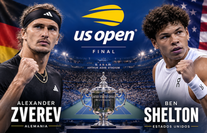 Zverev y Shelton, por la gloria del US Open y un lugar en la historia