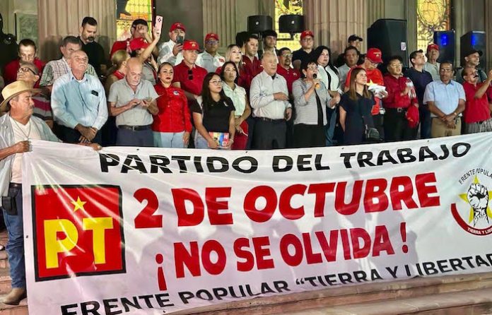 Marcharán en Monterrey por el 58 aniversario de la matanza de Tlatelolco