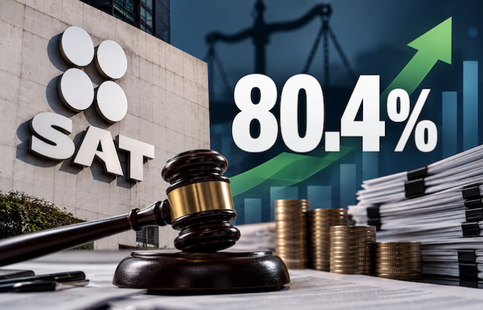 SAT gana 80.4% del monto en litigios fiscales; controversias suman casi 144 mil millones de pesos