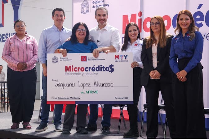 Monterrey supera los 54 millones de pesos en microcréditos para emprendedores; 93% de beneficiarios son mujeres
