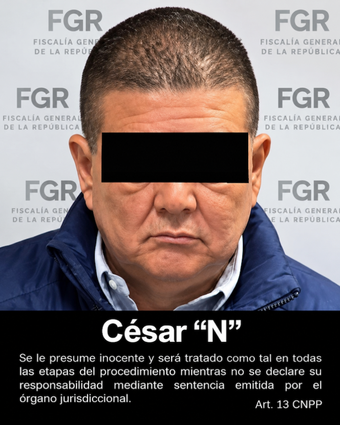 FGR acusa de traición a la patria a César Jáuregui: exfiscal de Chihuahua permanece en prisión preventiva