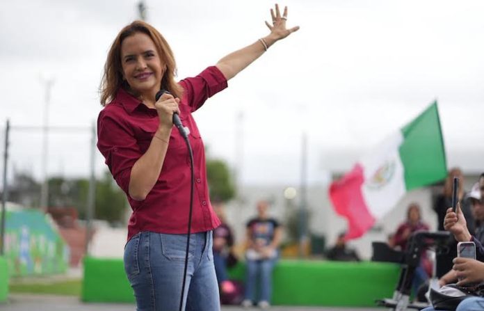 Clara Luz Flores recorre Guadalupe y San Nicolás con asambleas informativas de Morena