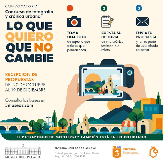 Museo del Palacio convoca a concurso de fotografía y crónica urbana sobre Monterrey