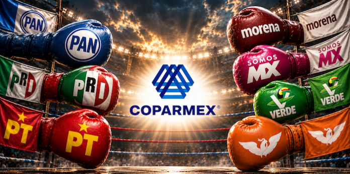 COPARMEX alerta por aumento de 93% en recursos para partidos políticos de Nuevo León