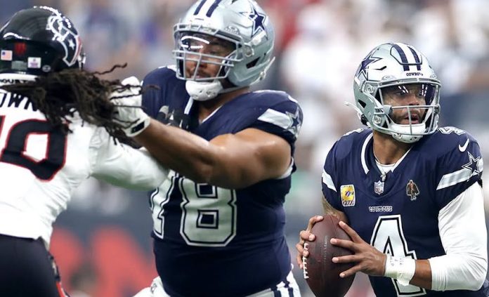Cowboys remontan ante Texans y se llevan una victoria de 34-30 en Houston