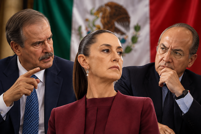 “¿Cómo van a hablar de democracia?”: Sheinbaum cuestiona a expresidentes de México