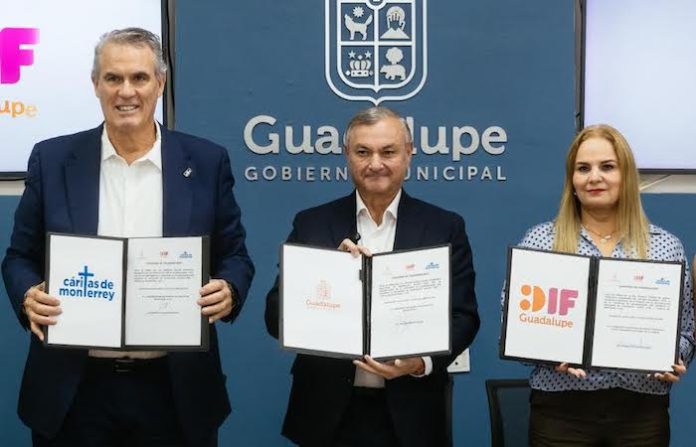 Guadalupe y Cáritas de Monterrey llevarán apoyos alimentarios a más de 2 mil familias