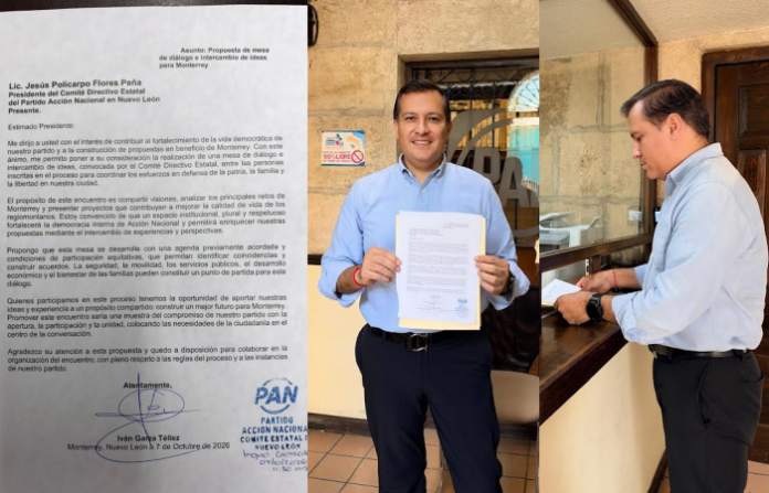 Iván Garza propone debate entre aspirantes del PAN y PRI por la Alcaldía de Monterrey