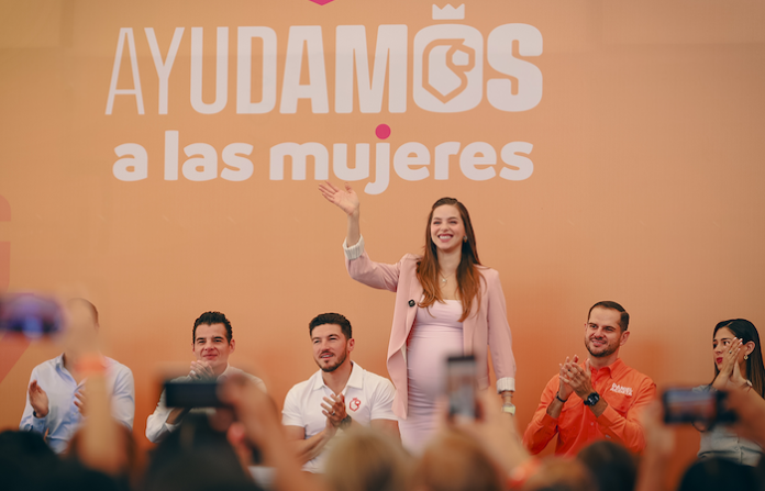 Mariana Rodríguez cumple un año de “Ayudamos a las Mujeres”: 117 mil beneficiarias en la entidad