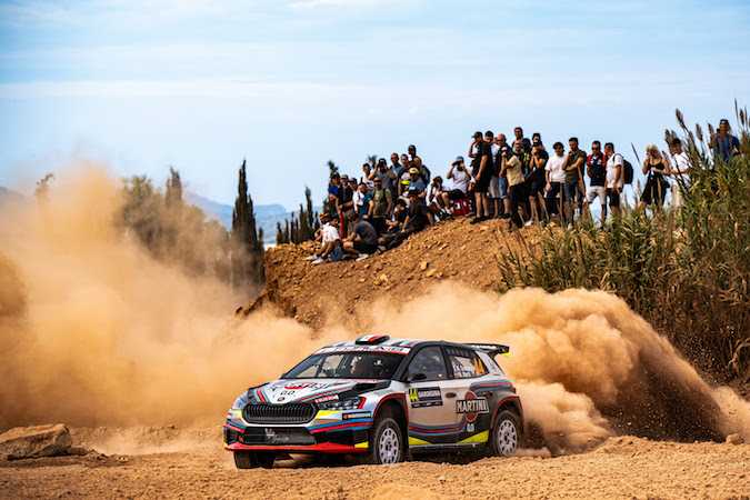 Miguel Granados toma el liderato de la WRC Masters Cup en Italia