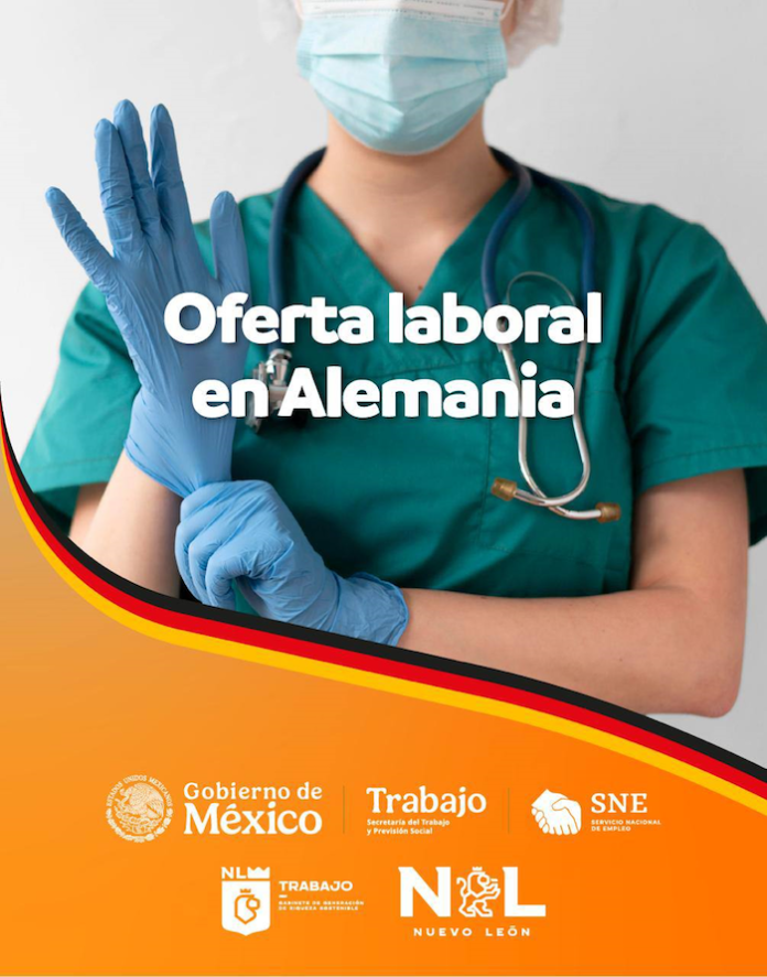 Nuevo León busca enfermeros para trabajar en Alemania; convocatoria cierra el 5 de octubre