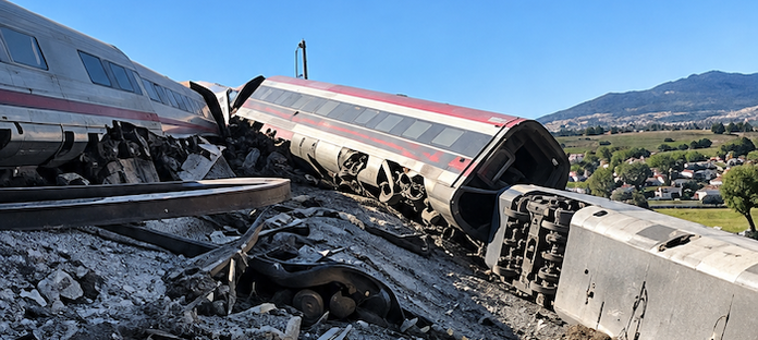 Asciende a 64 la cifra de muertos en el accidente ferroviario en España